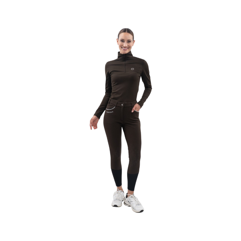 Harcour - Pantalon d'équitation femme Jaltika cacao | - Ohlala