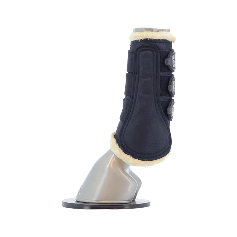 Eskadron - Guêtres fermées mouton marine x2 | - Ohlala