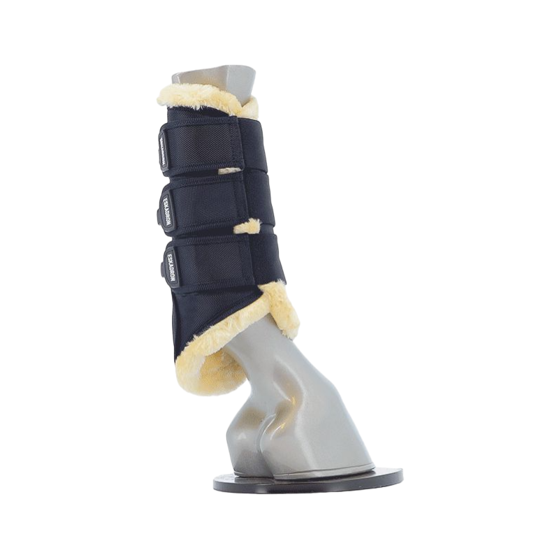 Eskadron - Guêtres fermées mouton marine x2 | - Ohlala