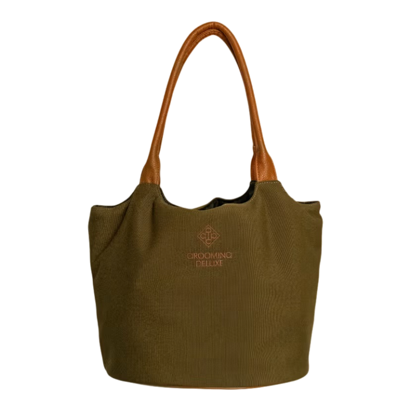 Grooming Deluxe - Sac de Grooming Canvas kaki | - Ohlala