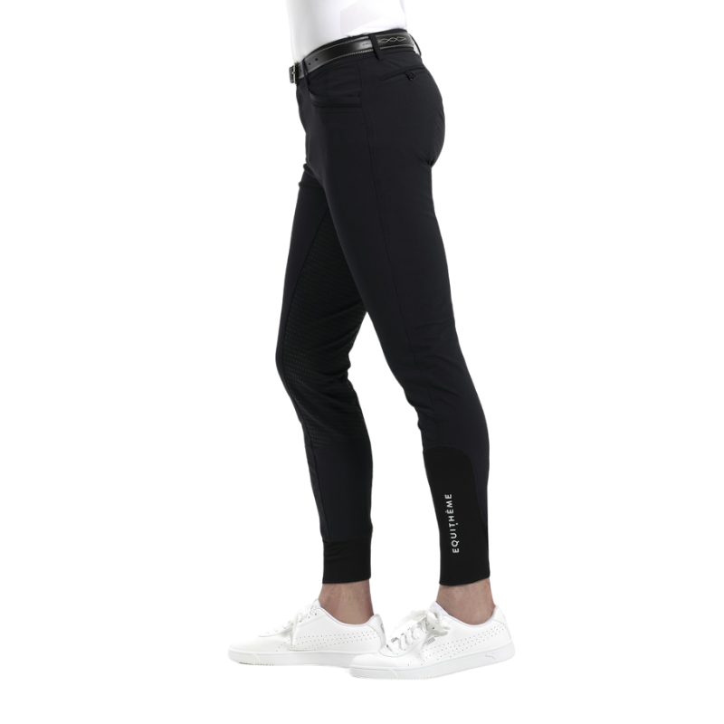 Equithème - Pantalon d'équitation homme Georg full grip noir | - Ohlala