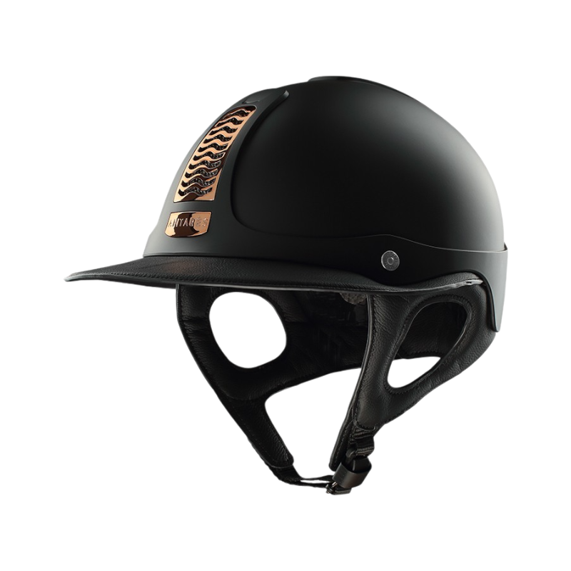 Antarès Sellier - Casque d'équitation Précision Galaxy visière éclipse cuivre | - Ohlala