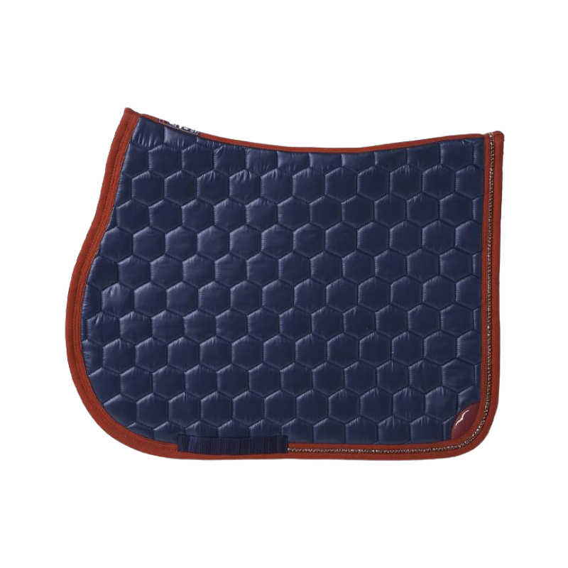 Animo Italia - Tapis de selle Walzer marine/ bordeaux | - Ohlala