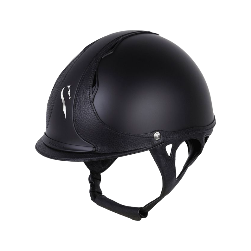 Antarès Sellier - Casque Référence Cross visière courte Noir / Noir | - Ohlala