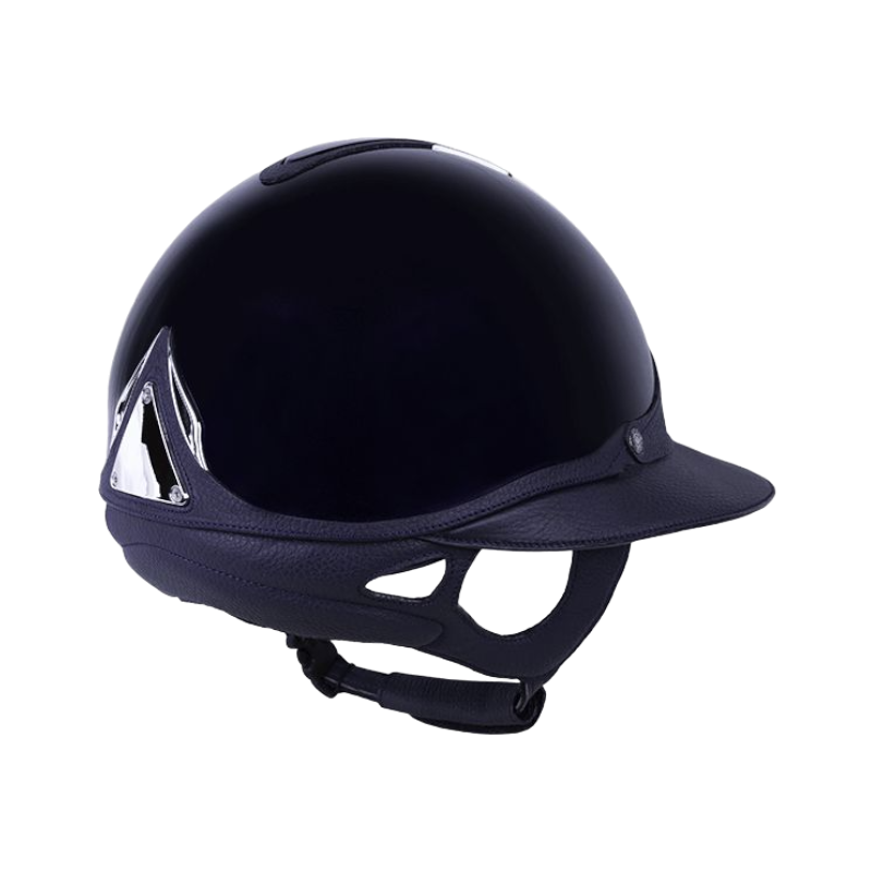 Antarès Sellier - Casque premium vernis bleu/ bleu | - Ohlala