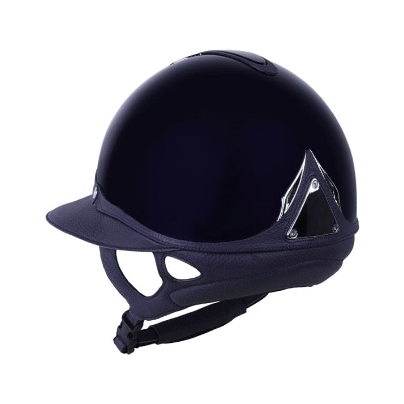 Antarès Sellier - Casque premium vernis bleu/ bleu | - Ohlala