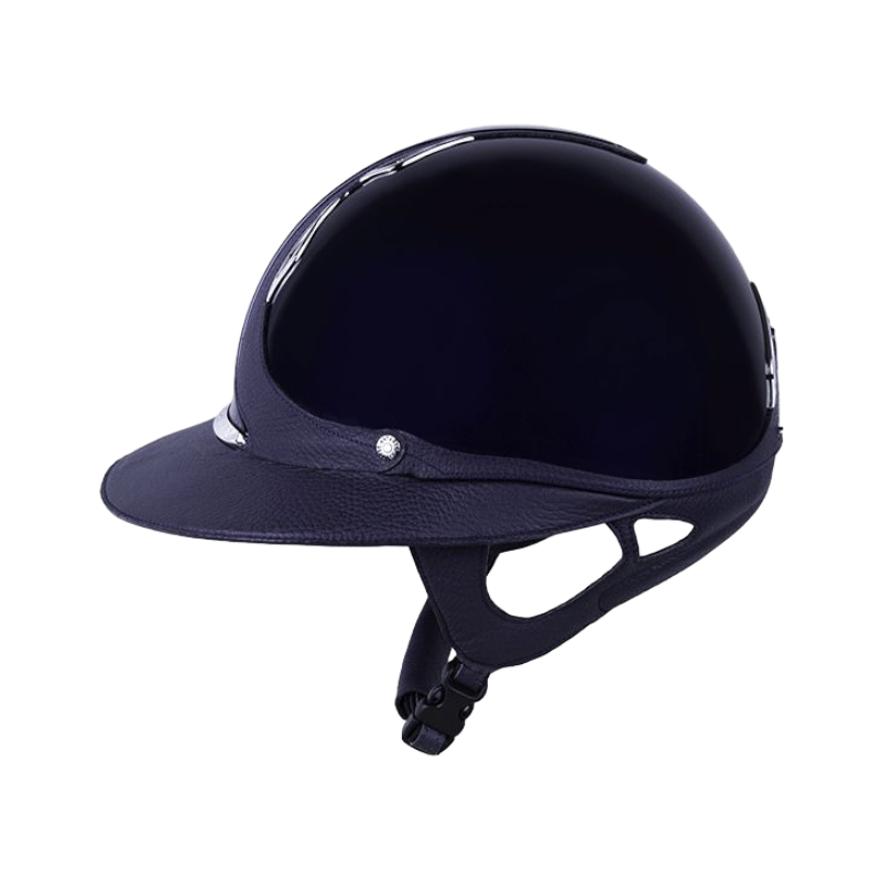 Antarès Sellier - Casque premium vernis bleu/ bleu | - Ohlala