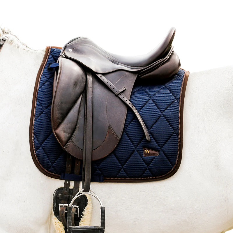 Back On Track - Tapis de dressage Airflow bleu | - Ohlala