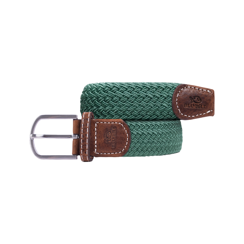 Billybelt - Ceinture tressée Vert Pin | - Ohlala