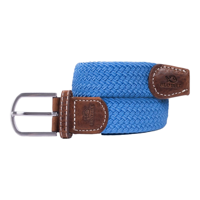Billybelt - Ceinture tressée Bleu Bleuet bleu | - Ohlala