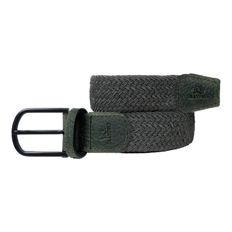 Billybelt - Ceinture tressée Dark Forest vert | - Ohlala
