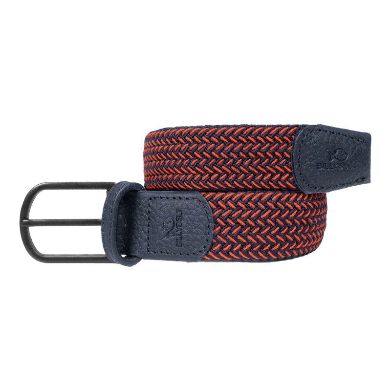 Billybelt - Ceinture tressée Kyoto noir/ rouge | - Ohlala