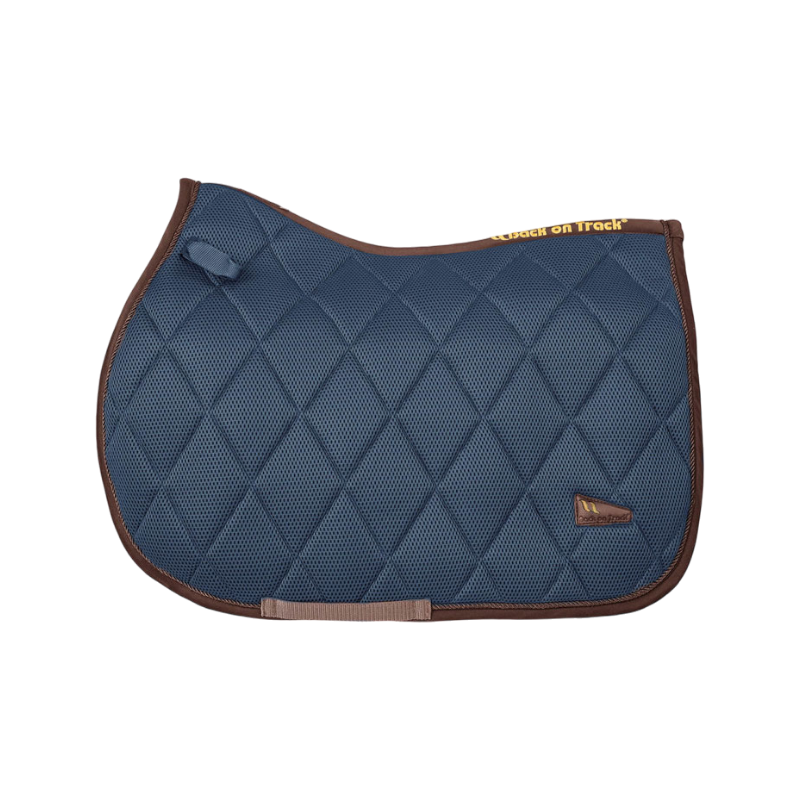 Back On Track - Tapis de selle 3D mesh Airflow bleu | - Ohlala