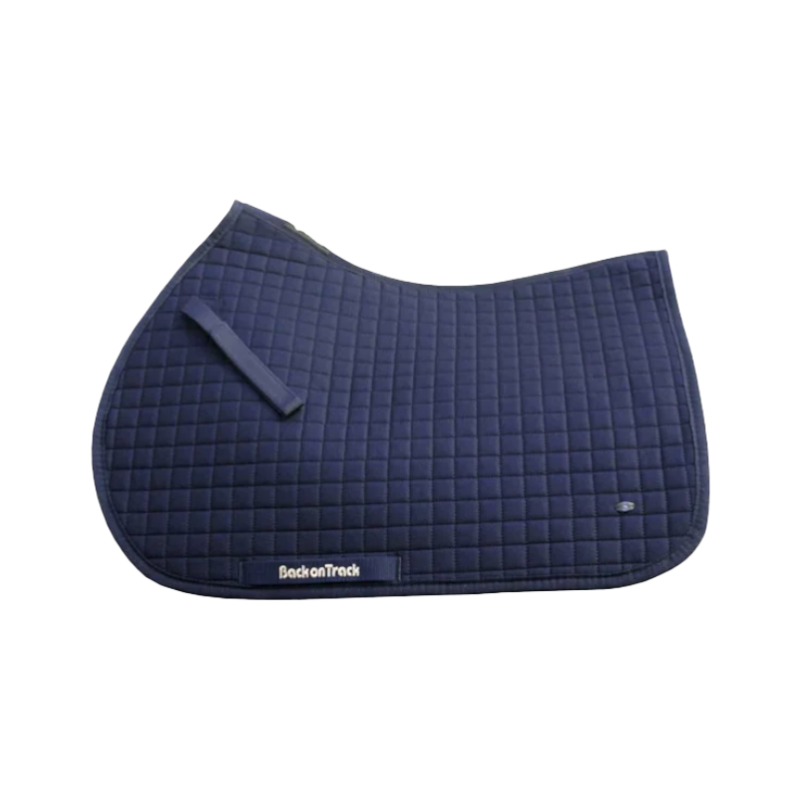 Back On Track - Tapis de selle N°I Jumping marine | - Ohlala
