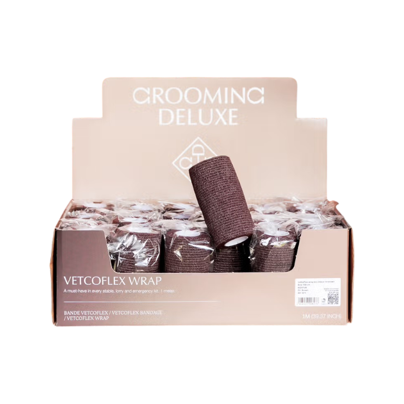Grooming Deluxe - Bande de soin VetCoFlex brun