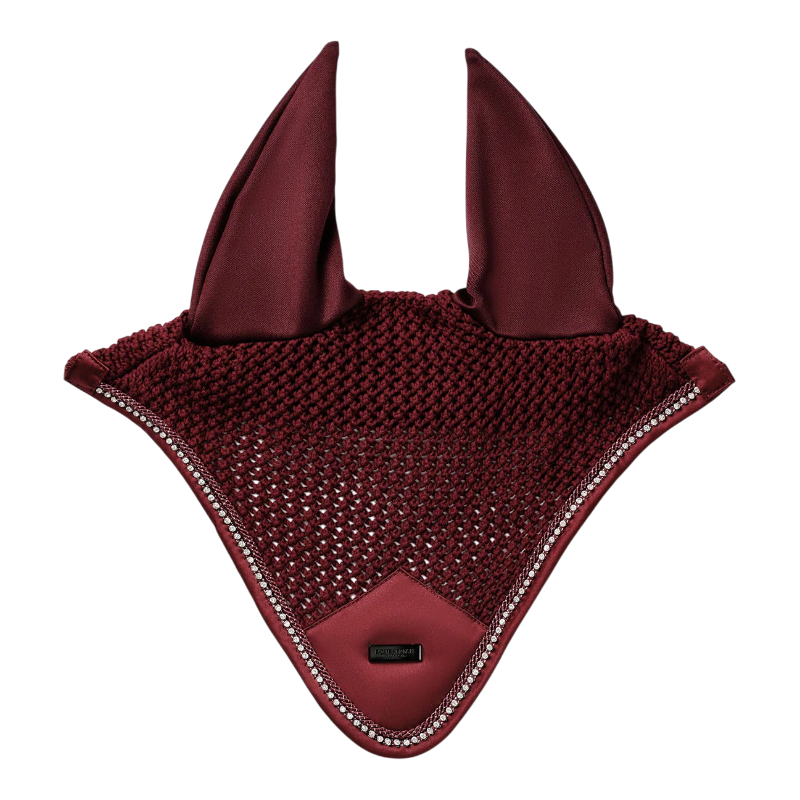 Equestrian Stockholm - Bonnet pour chevaux Modern Crystal bordeaux
