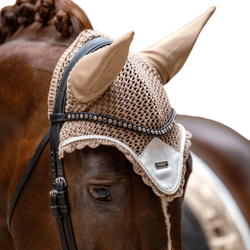 Equestrian Stockholm - Bonnet pour chevaux Sand | - Ohlala