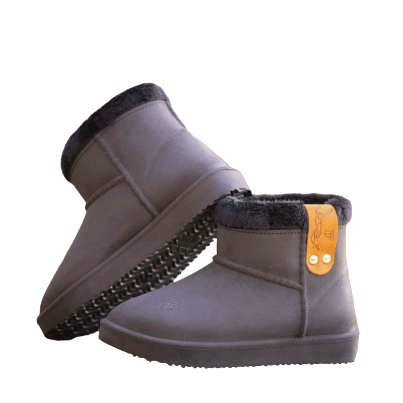 Eden by Pénélope Store - Boots fourrées enfants noir | - Ohlala