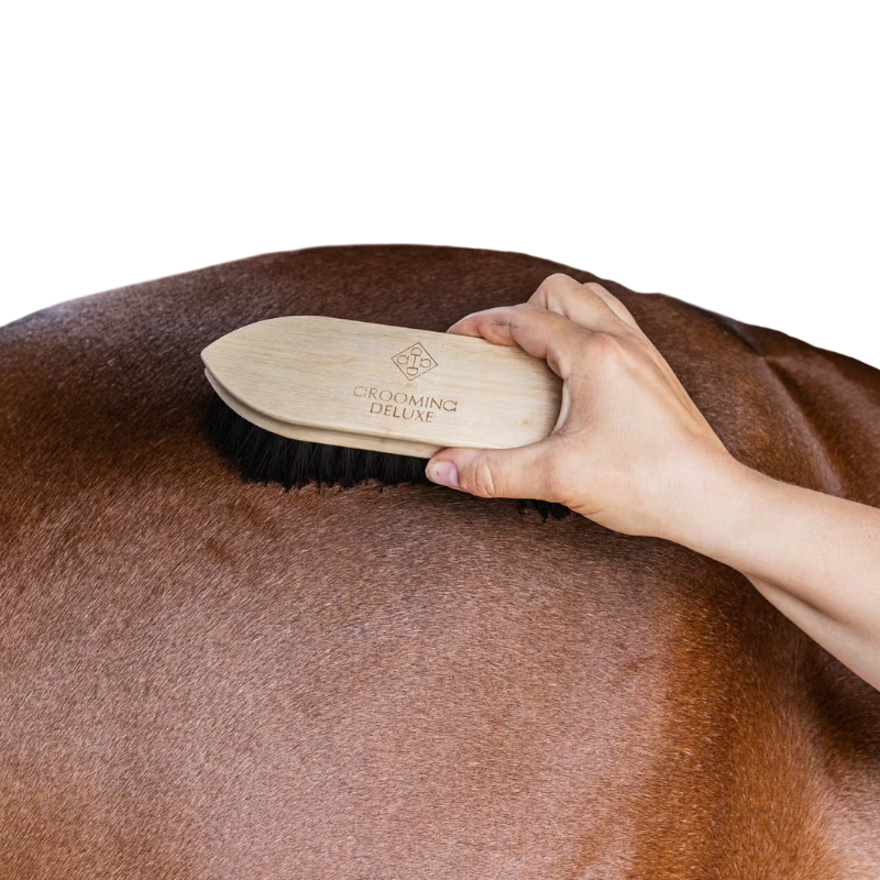 Grooming Deluxe - Bouchon en bois à poils moyen noir