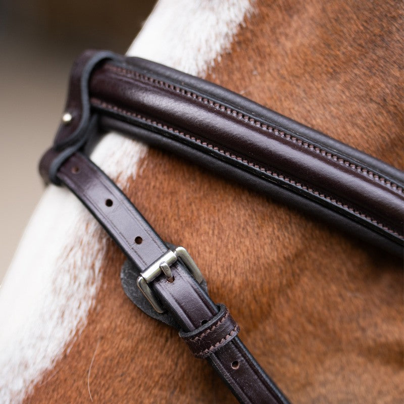 Jump'In - Bridon muserolle combinée Evolution havane