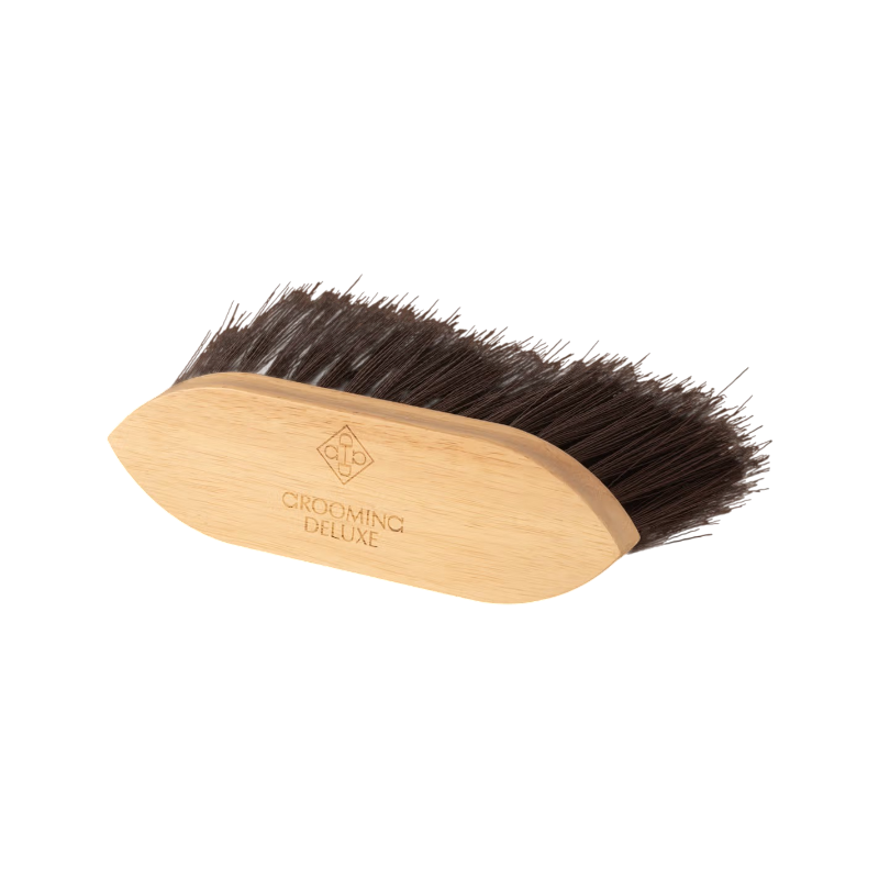 Grooming Deluxe - Brosse douce en bois à poils long marron