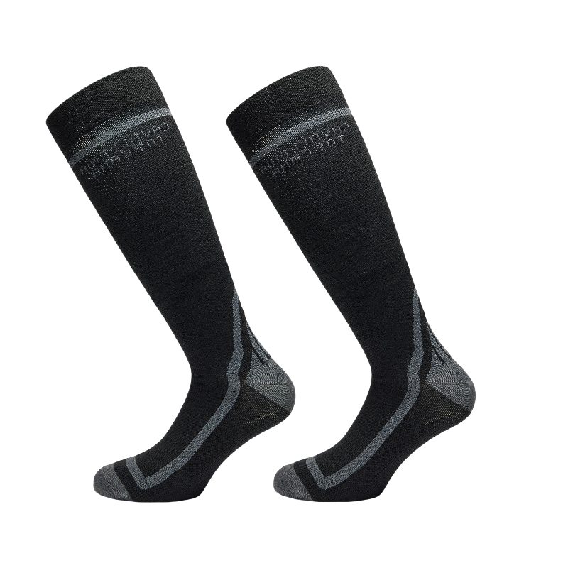 Cavalleria Toscana - Chaussettes d'équitation Wool Sock noir/ gris | - Ohlala