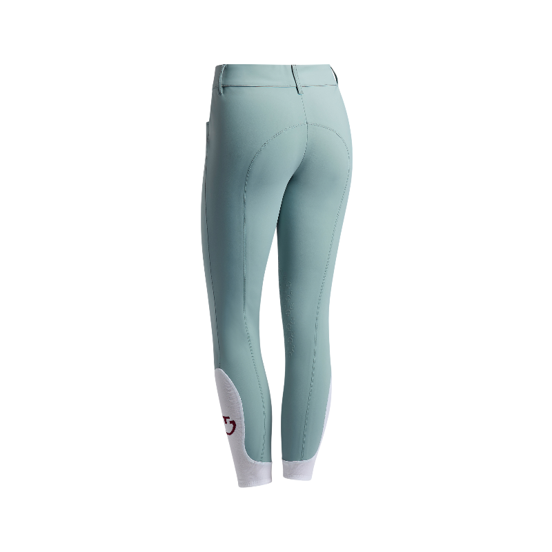 Cavalleria Toscana - Pantalon d'équitation femme Americain taille haute mint green | - Ohlala