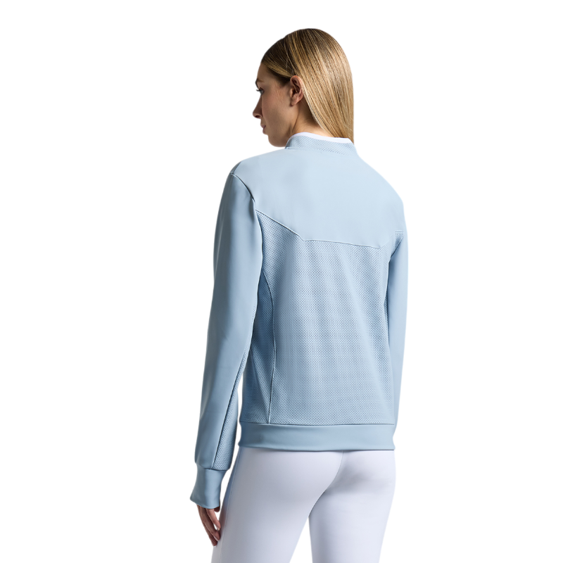 Cavalleria Toscana - Sweat manches longues femme Crew Neck Tech sky blue | - Ohlala