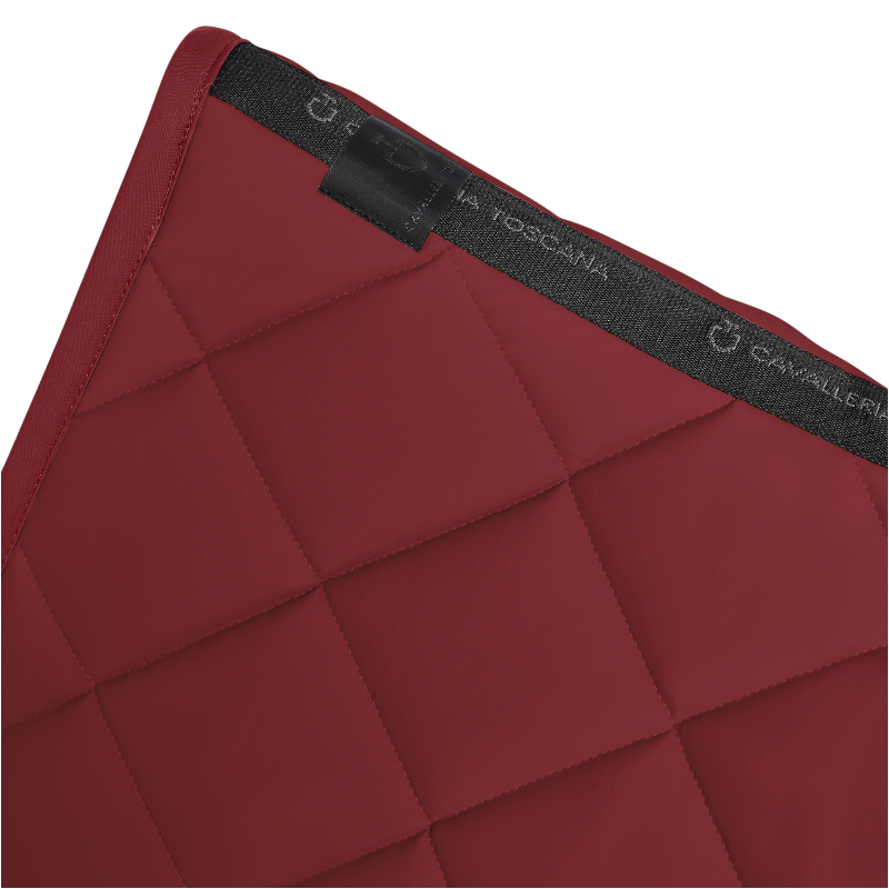 Cavalleria Toscana - Tapis de dressage Diamond Quilted bordeaux | - Ohlala