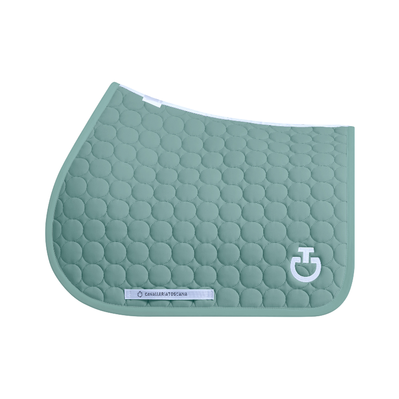 Cavalleria Toscana - Tapis de selle Circle Quilted mint green | - Ohlala