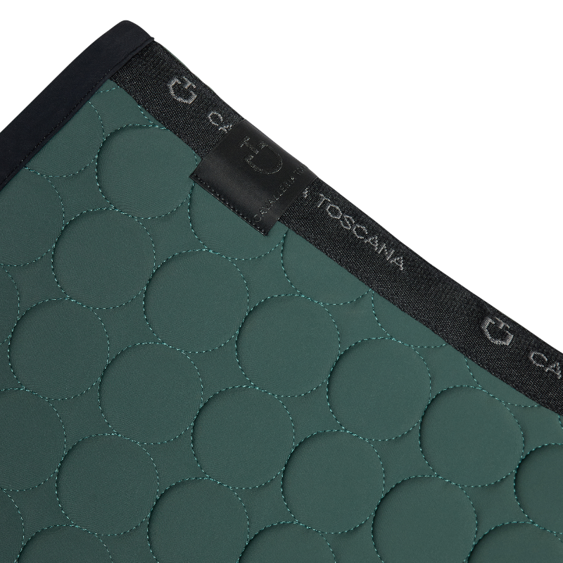 Cavalleria Toscana - Tapis de selle Circle jungle green | - Ohlala
