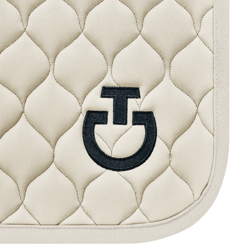 Cavalleria Toscana - Tapis de selle Circular Quilted vanille | - Ohlala