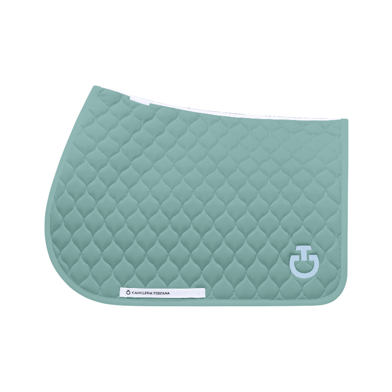 Cavalleria Toscana - Tapis de selle Circular Quilted mint green | - Ohlala