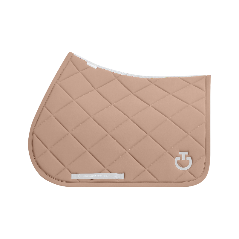 Cavalleria Toscana - Tapis de selle Diamond Quilted Jersey blush | - Ohlala