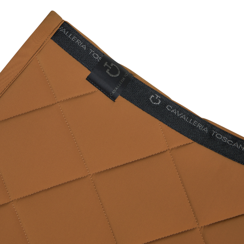 Cavalleria Toscana - Tapis de selle Diamond Quilted Jersey cuivre | - Ohlala