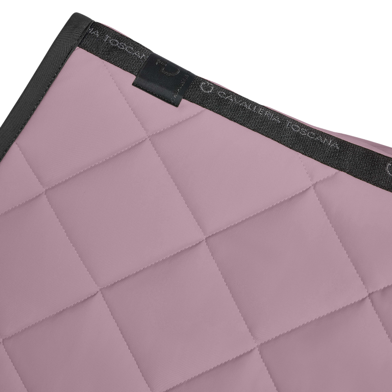 Cavalleria Toscana - Tapis de selle Diamond Quilted Jersey lilas | - Ohlala