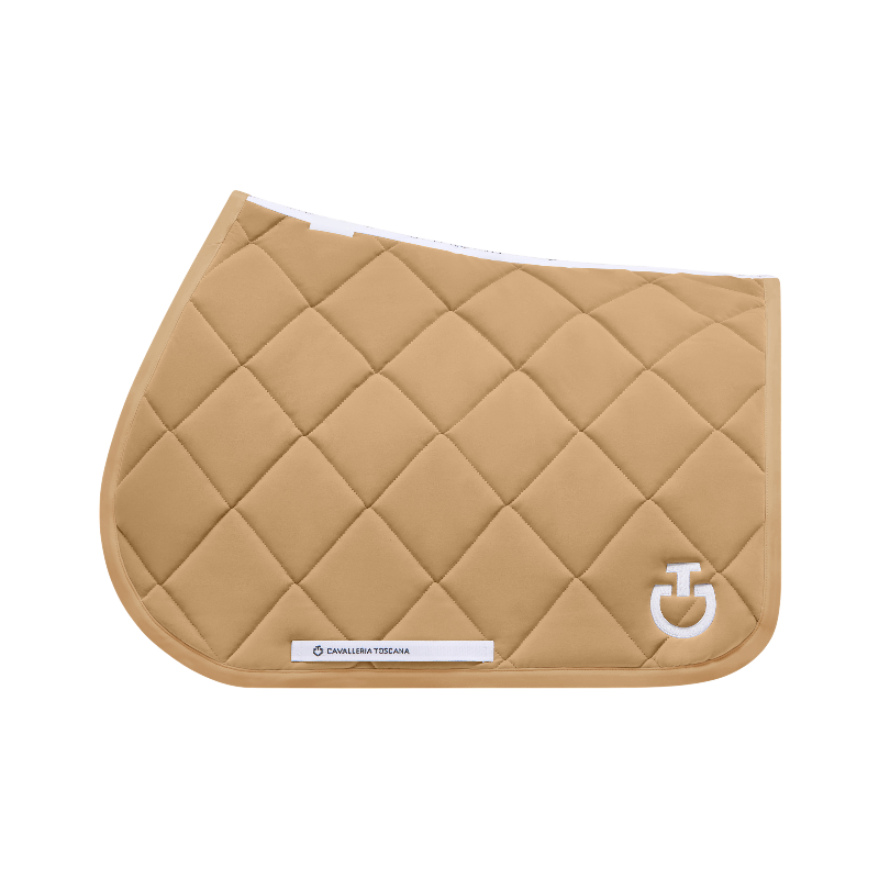 Cavalleria Toscana - Tapis de selle Diamond Quilted Jersey tan | - Ohlala