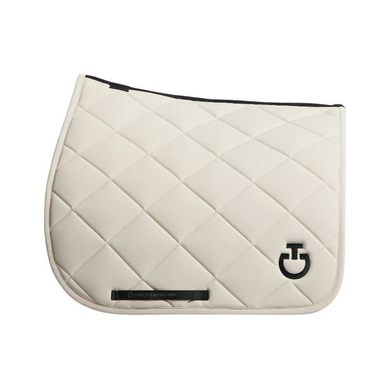 Cavalleria Toscana - Tapis de selle Diamond Quilted Jersey vanille | - Ohlala