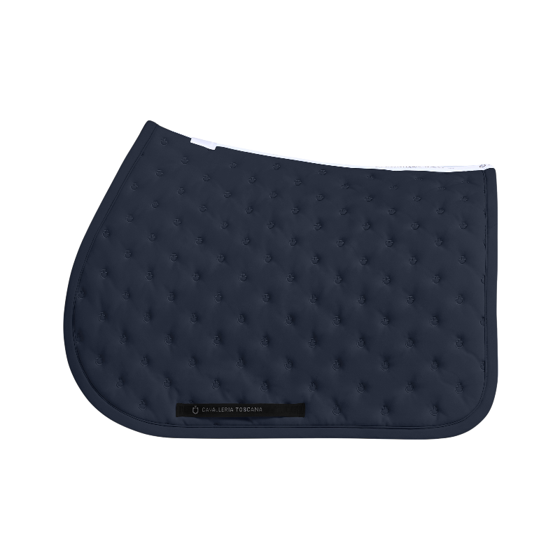 Cavalleria Toscana - Tapis de selle Embrodery Quilted marine | - Ohlala