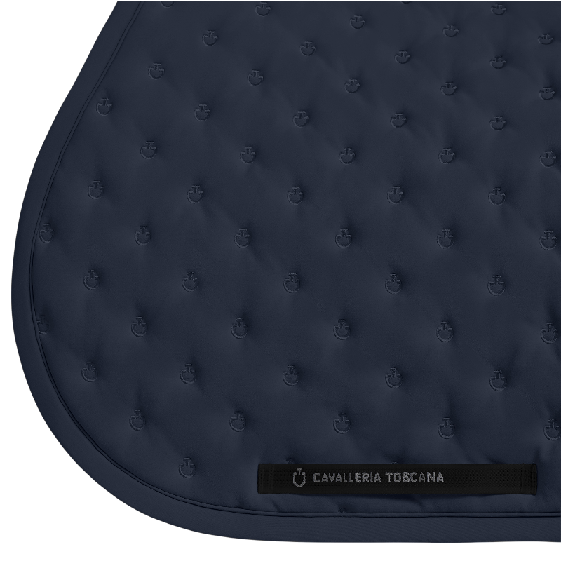 Cavalleria Toscana - Tapis de selle Embrodery Quilted marine | - Ohlala