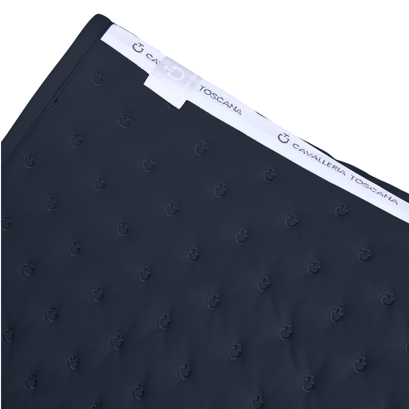 Cavalleria Toscana - Tapis de selle Embrodery Quilted marine | - Ohlala