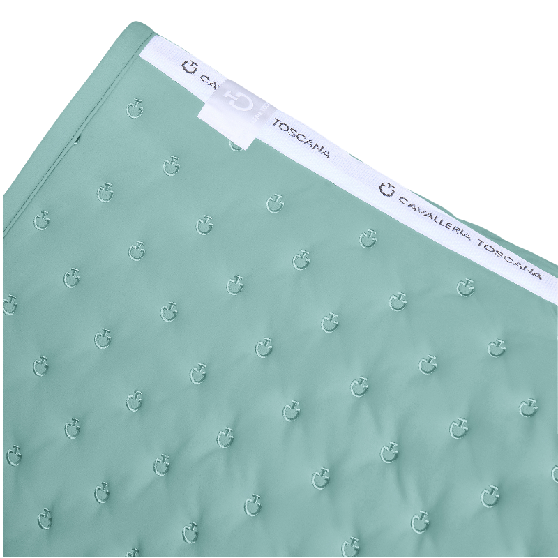 Cavalleria Toscana - Tapis de selle Embrodery Quilted mint green | - Ohlala