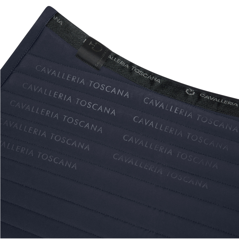 Cavalleria Toscana - Tapis de selle Logo Print Jersey marine | - Ohlala