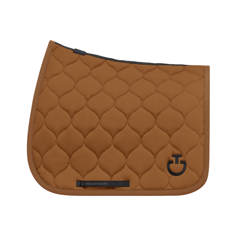 Cavalleria Toscana - Tapis de selle New Circular Quilted Jersey cuivre | - Ohlala