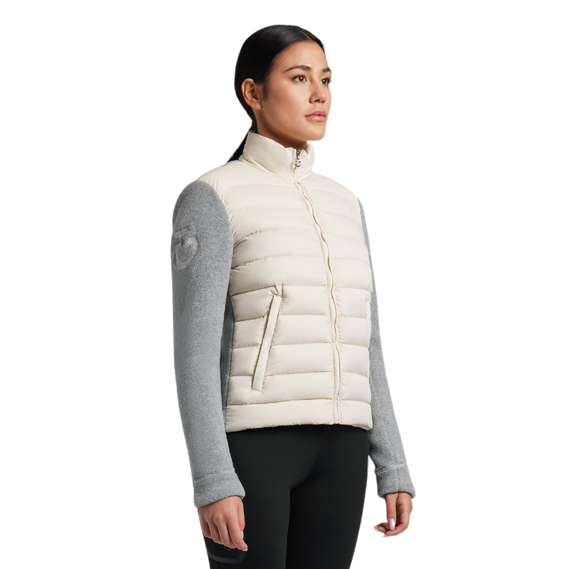 Cavalleria Toscana - Veste manches longues femme Nylon and Fleece vanille | - Ohlala