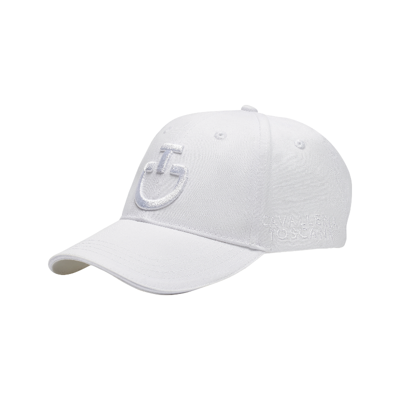 Cavalleria Toscana - Casquette unisexe CT Baseball blanc | - Ohlala