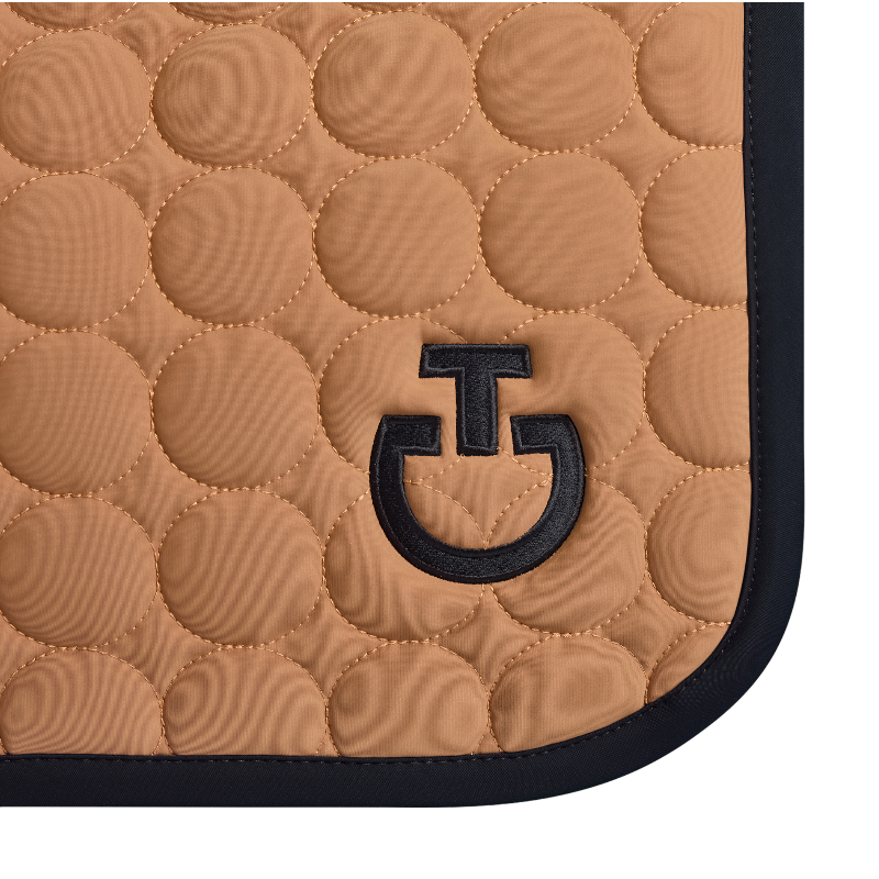 Cavalleria Toscana - Tapis de selle Circle Quilted caramel | - Ohlala