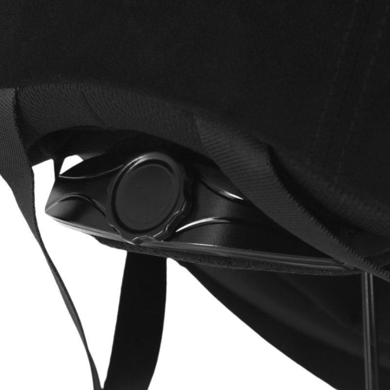 Choplin - Casque d'équitation Aero Velvet noir brillant | - Ohlala