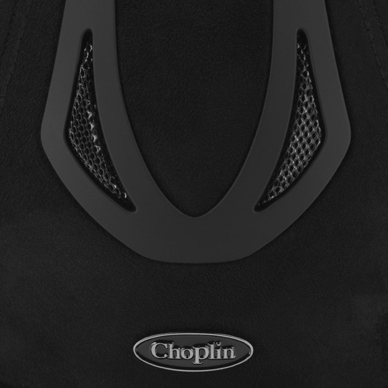 Choplin - Casque d'équitation Aero Velvet noir mat | - Ohlala