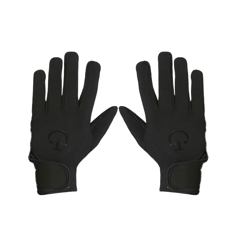 Cavalleria Toscana - Gants d'équitation hiver noir | - Ohlala